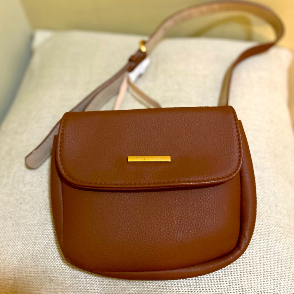 Vince Camuto cognac color belt bag